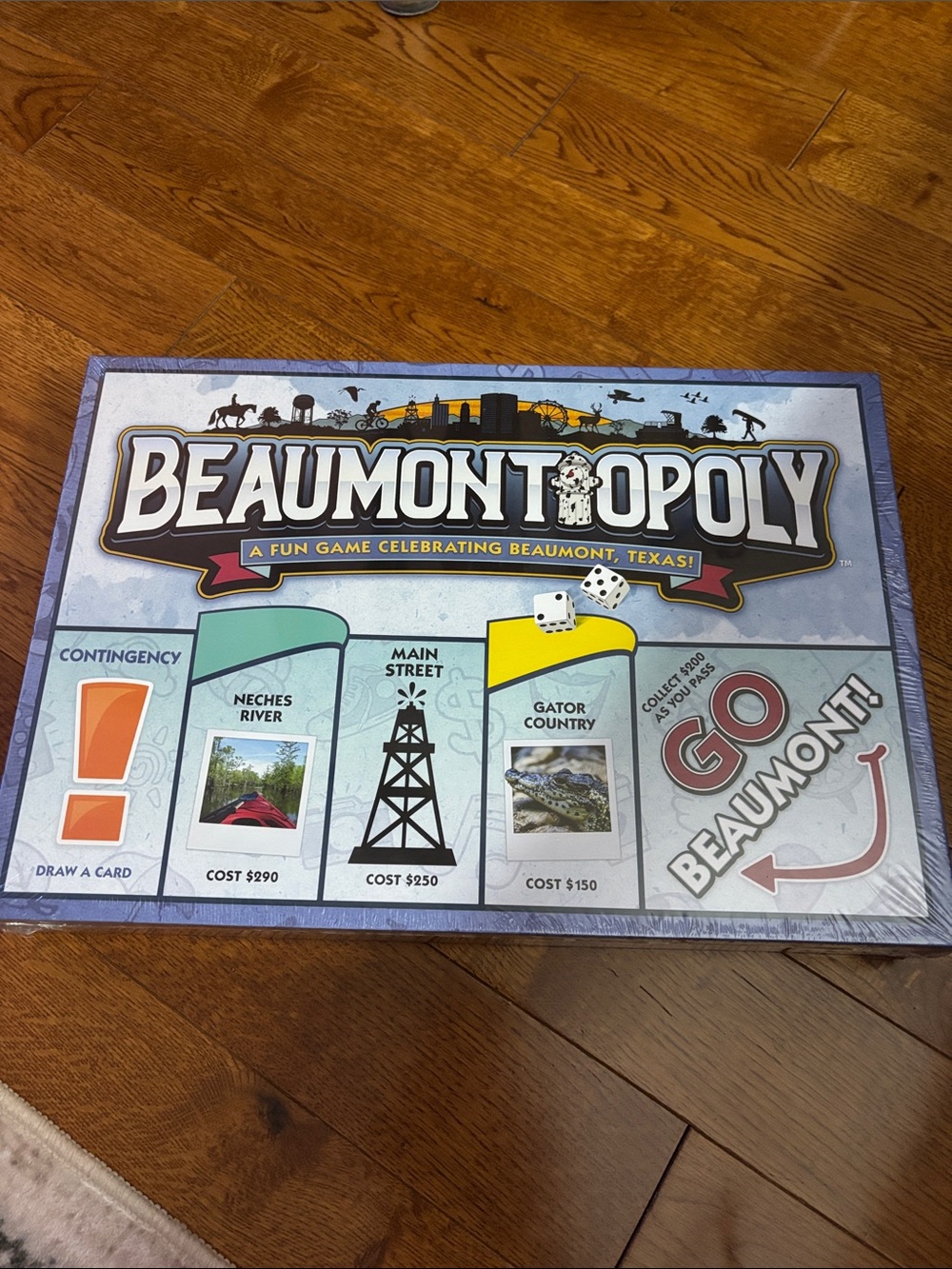 Beaumontopoly Board Game - Blue and White Edition
